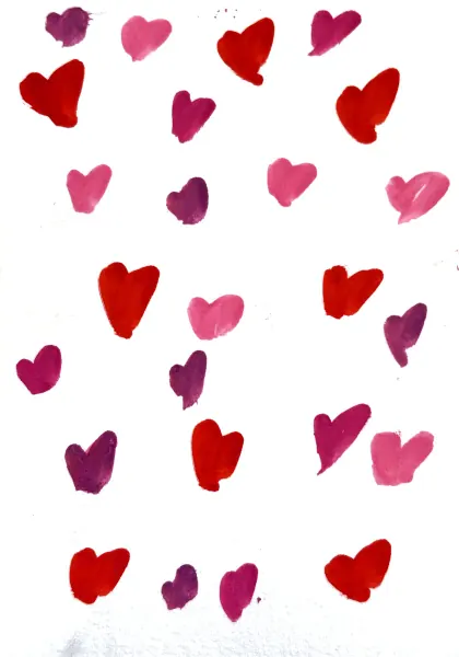 Devoted — hand-painted Heirloom card design by Dearly